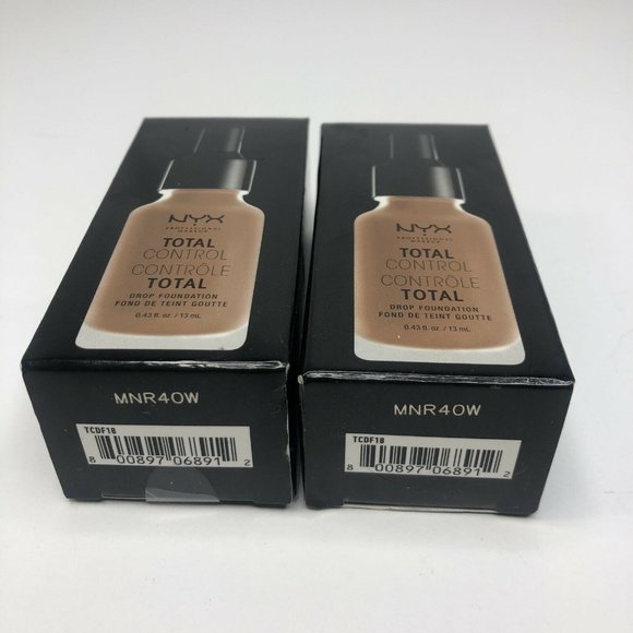 2 NYX Total Control Drop Foundation Deep Sable TCDF18 New - Picture 2 of 5